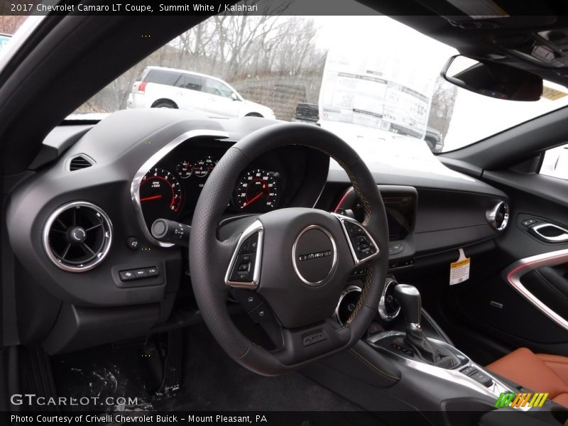 Summit White / Kalahari 2017 Chevrolet Camaro LT Coupe