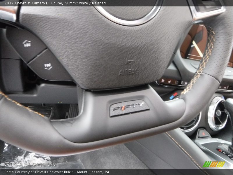 Summit White / Kalahari 2017 Chevrolet Camaro LT Coupe