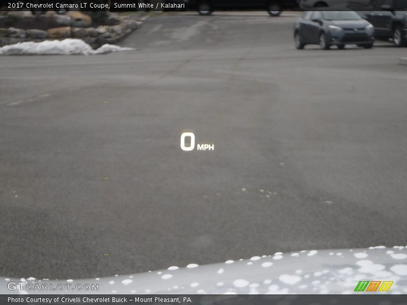 Summit White / Kalahari 2017 Chevrolet Camaro LT Coupe