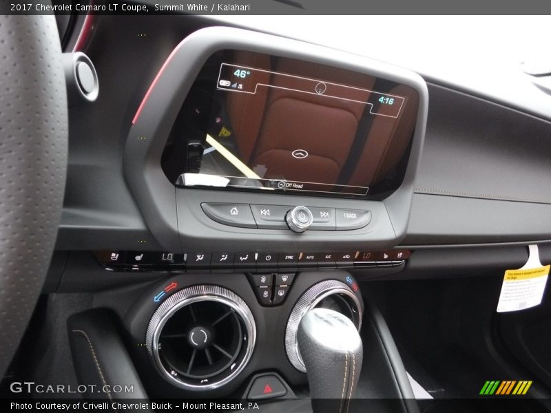 Summit White / Kalahari 2017 Chevrolet Camaro LT Coupe