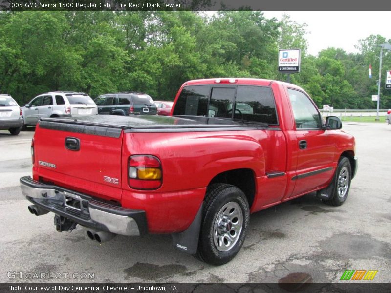 Fire Red / Dark Pewter 2005 GMC Sierra 1500 Regular Cab