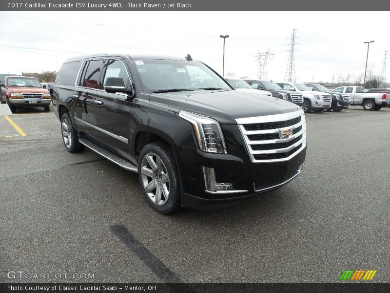 Black Raven / Jet Black 2017 Cadillac Escalade ESV Luxury 4WD
