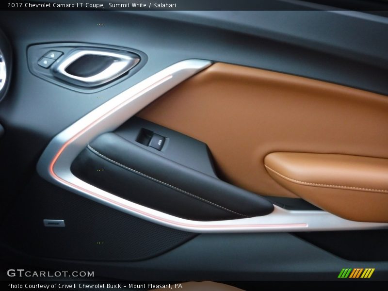 Summit White / Kalahari 2017 Chevrolet Camaro LT Coupe