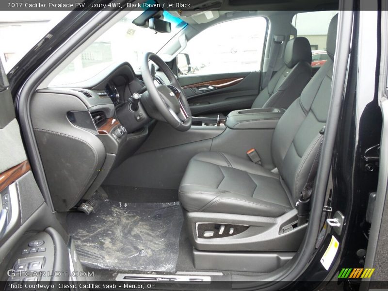  2017 Escalade ESV Luxury 4WD Jet Black Interior
