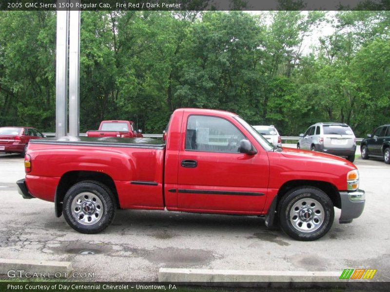 Fire Red / Dark Pewter 2005 GMC Sierra 1500 Regular Cab