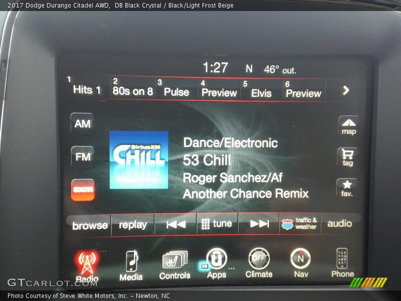 DB Black Crystal / Black/Light Frost Beige 2017 Dodge Durango Citadel AWD