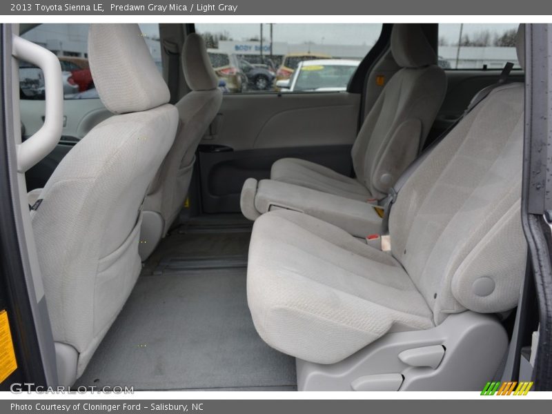 Predawn Gray Mica / Light Gray 2013 Toyota Sienna LE