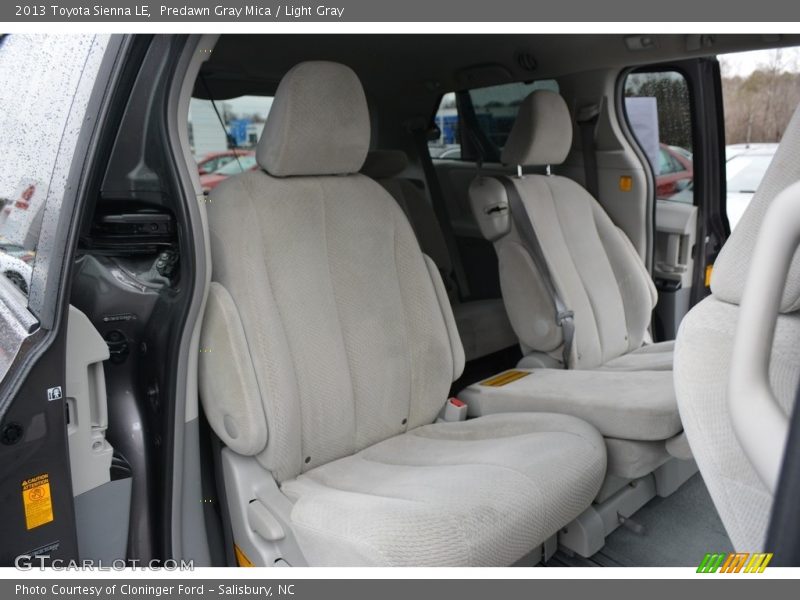 Predawn Gray Mica / Light Gray 2013 Toyota Sienna LE