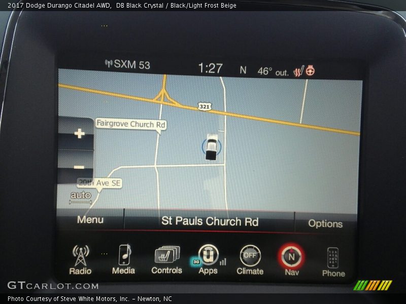DB Black Crystal / Black/Light Frost Beige 2017 Dodge Durango Citadel AWD