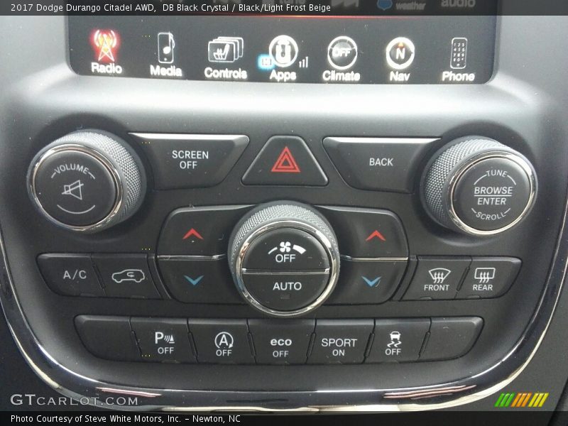 DB Black Crystal / Black/Light Frost Beige 2017 Dodge Durango Citadel AWD