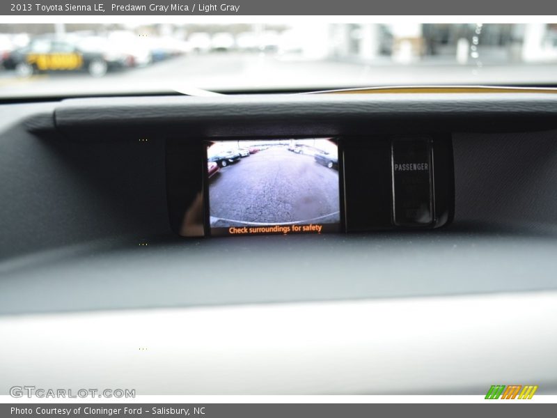 Predawn Gray Mica / Light Gray 2013 Toyota Sienna LE