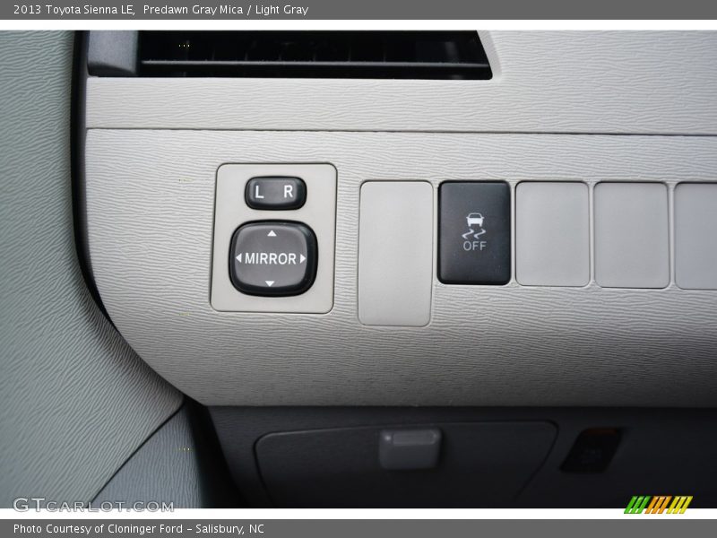 Predawn Gray Mica / Light Gray 2013 Toyota Sienna LE