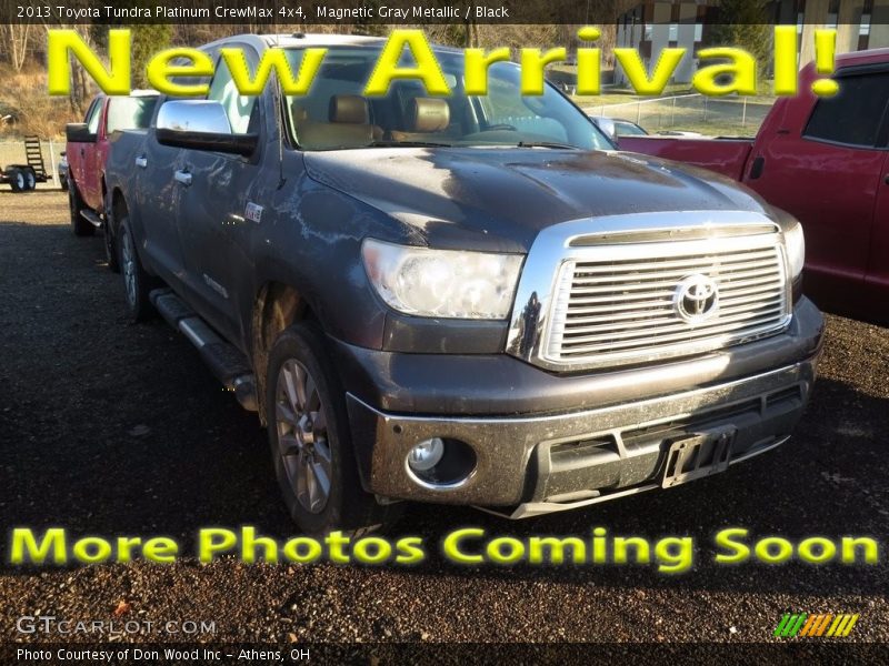 Magnetic Gray Metallic / Black 2013 Toyota Tundra Platinum CrewMax 4x4