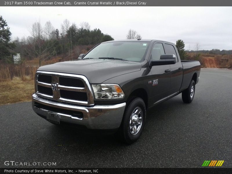 Granite Crystal Metallic / Black/Diesel Gray 2017 Ram 3500 Tradesman Crew Cab