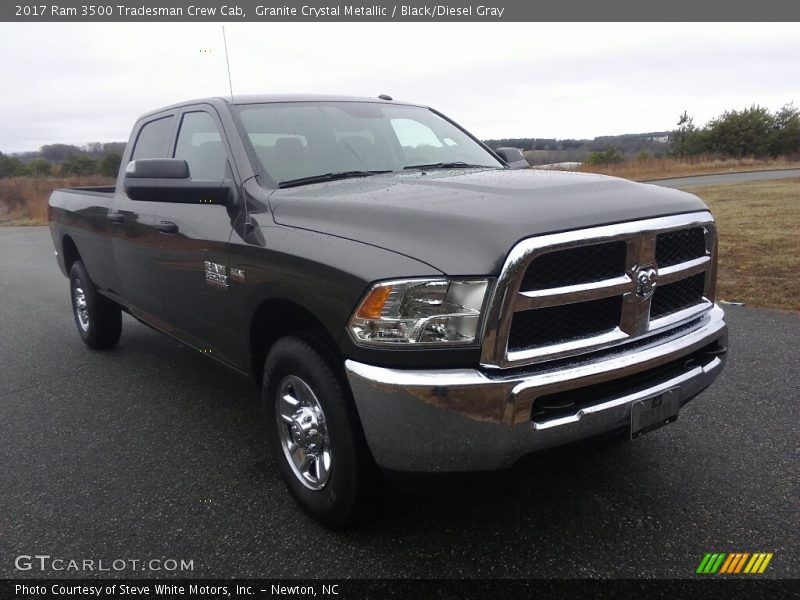 Granite Crystal Metallic / Black/Diesel Gray 2017 Ram 3500 Tradesman Crew Cab