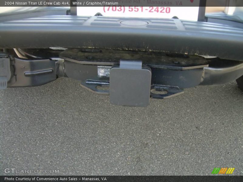 White / Graphite/Titanium 2004 Nissan Titan LE Crew Cab 4x4