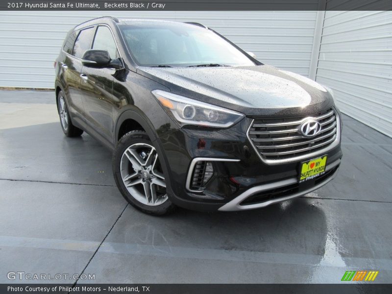 Becketts Black / Gray 2017 Hyundai Santa Fe Ultimate