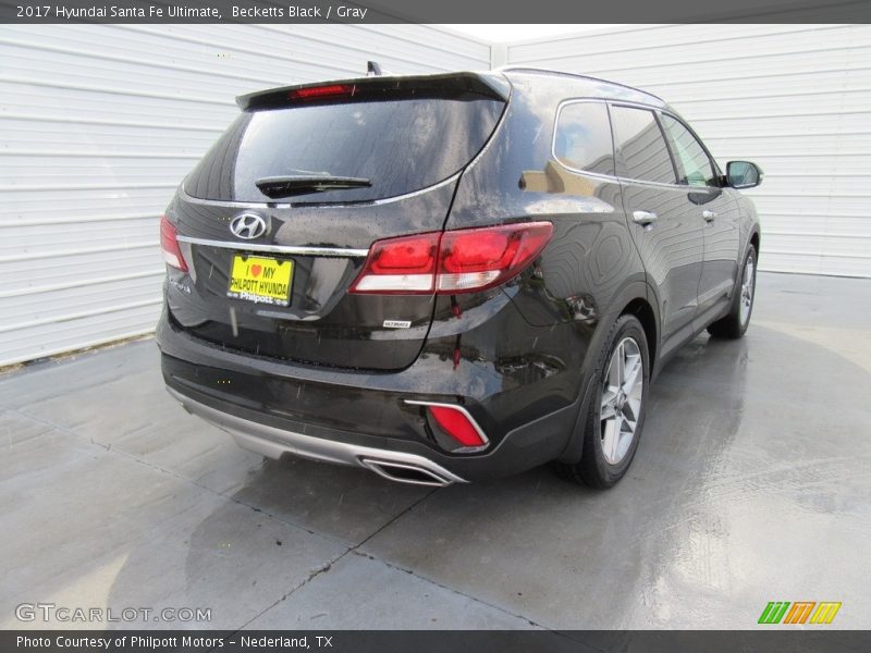 Becketts Black / Gray 2017 Hyundai Santa Fe Ultimate