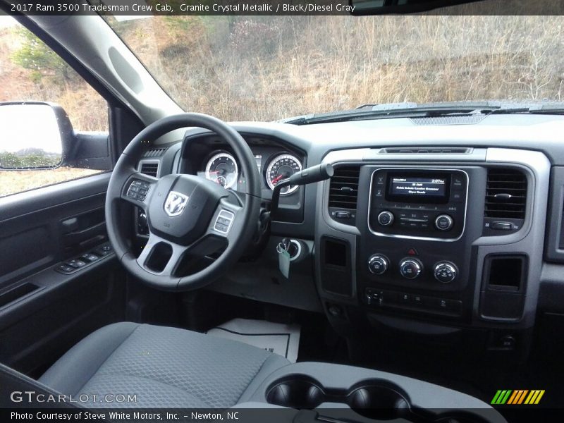Granite Crystal Metallic / Black/Diesel Gray 2017 Ram 3500 Tradesman Crew Cab