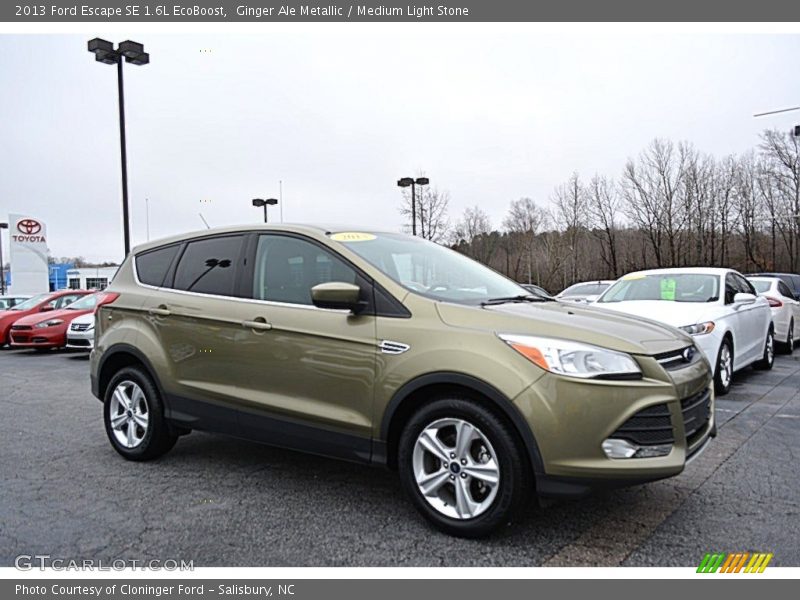 Ginger Ale Metallic / Medium Light Stone 2013 Ford Escape SE 1.6L EcoBoost