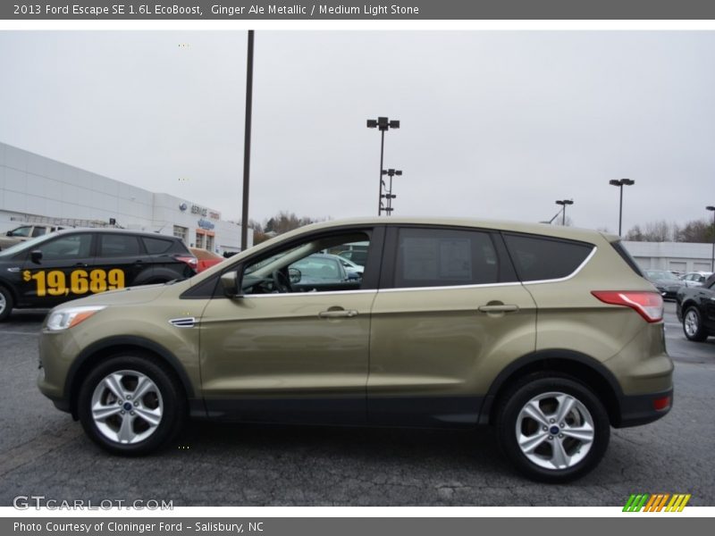 Ginger Ale Metallic / Medium Light Stone 2013 Ford Escape SE 1.6L EcoBoost