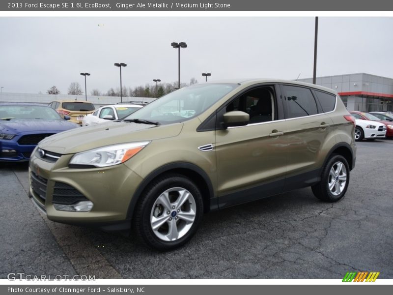 Ginger Ale Metallic / Medium Light Stone 2013 Ford Escape SE 1.6L EcoBoost