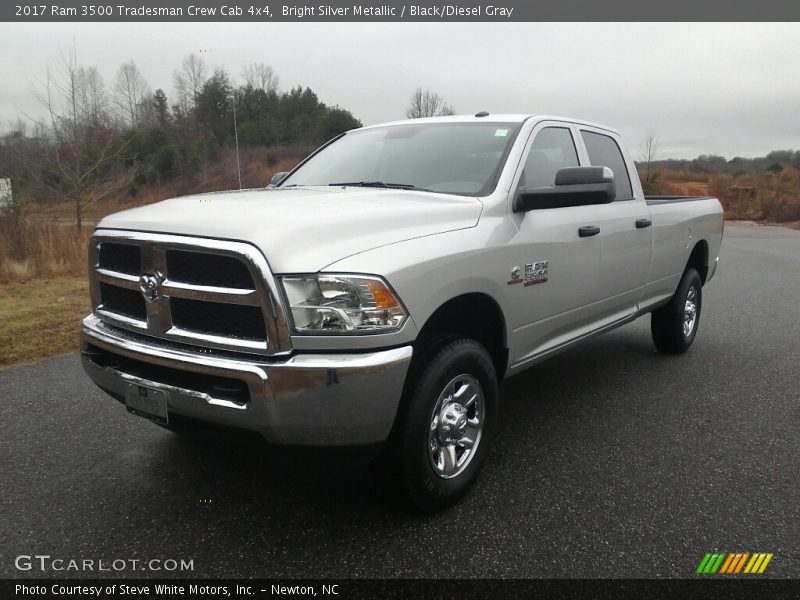 Bright Silver Metallic / Black/Diesel Gray 2017 Ram 3500 Tradesman Crew Cab 4x4