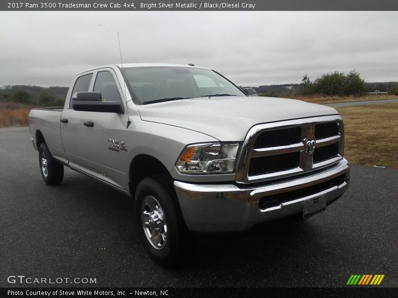 Bright Silver Metallic / Black/Diesel Gray 2017 Ram 3500 Tradesman Crew Cab 4x4