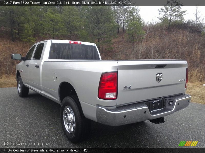 Bright Silver Metallic / Black/Diesel Gray 2017 Ram 3500 Tradesman Crew Cab 4x4