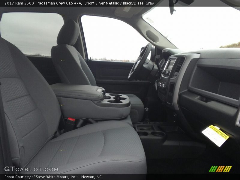 Bright Silver Metallic / Black/Diesel Gray 2017 Ram 3500 Tradesman Crew Cab 4x4
