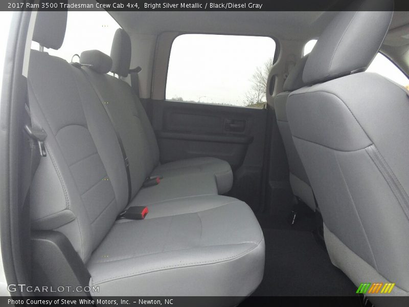 Bright Silver Metallic / Black/Diesel Gray 2017 Ram 3500 Tradesman Crew Cab 4x4