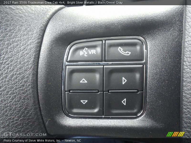 Bright Silver Metallic / Black/Diesel Gray 2017 Ram 3500 Tradesman Crew Cab 4x4