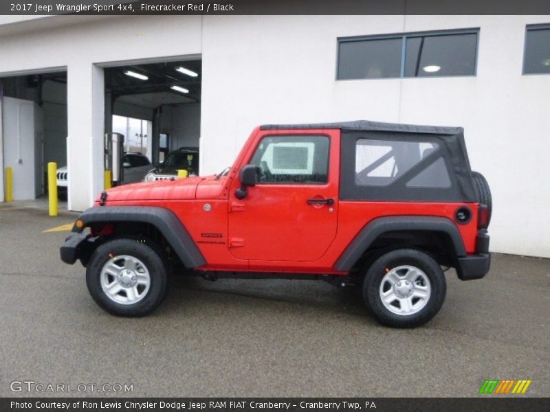 Firecracker Red / Black 2017 Jeep Wrangler Sport 4x4