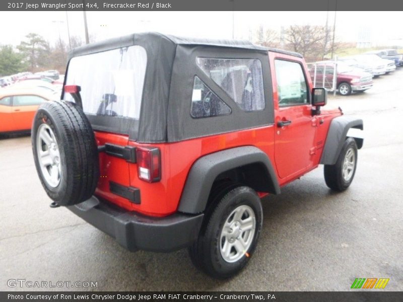 Firecracker Red / Black 2017 Jeep Wrangler Sport 4x4