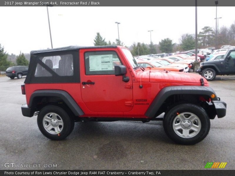 Firecracker Red / Black 2017 Jeep Wrangler Sport 4x4