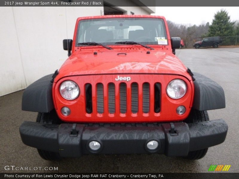 Firecracker Red / Black 2017 Jeep Wrangler Sport 4x4