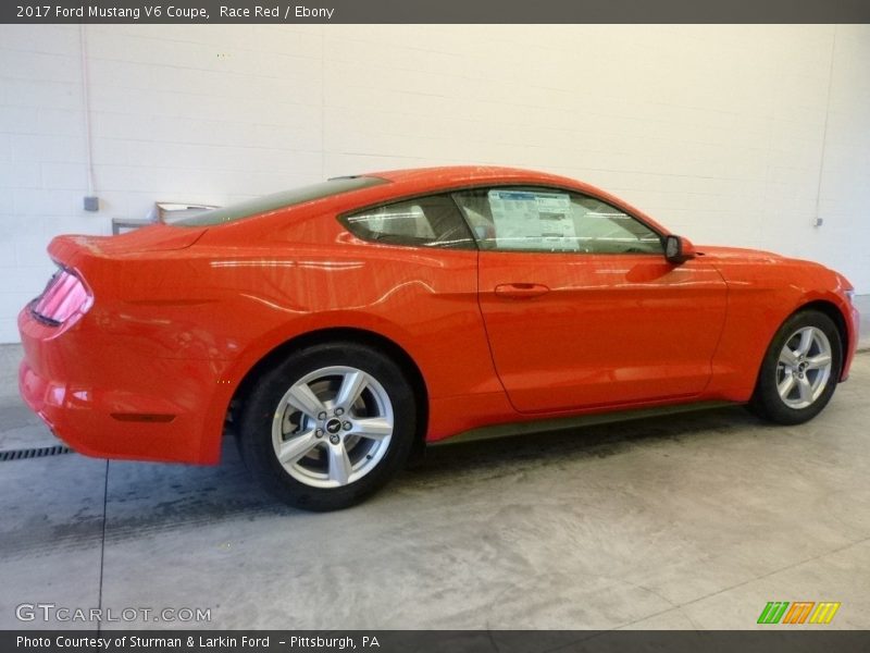 Race Red / Ebony 2017 Ford Mustang V6 Coupe