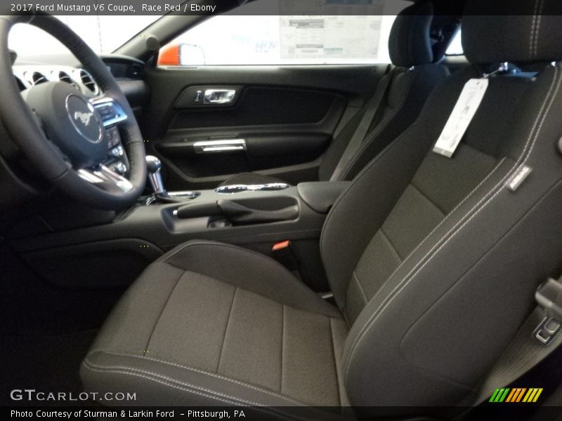 Race Red / Ebony 2017 Ford Mustang V6 Coupe