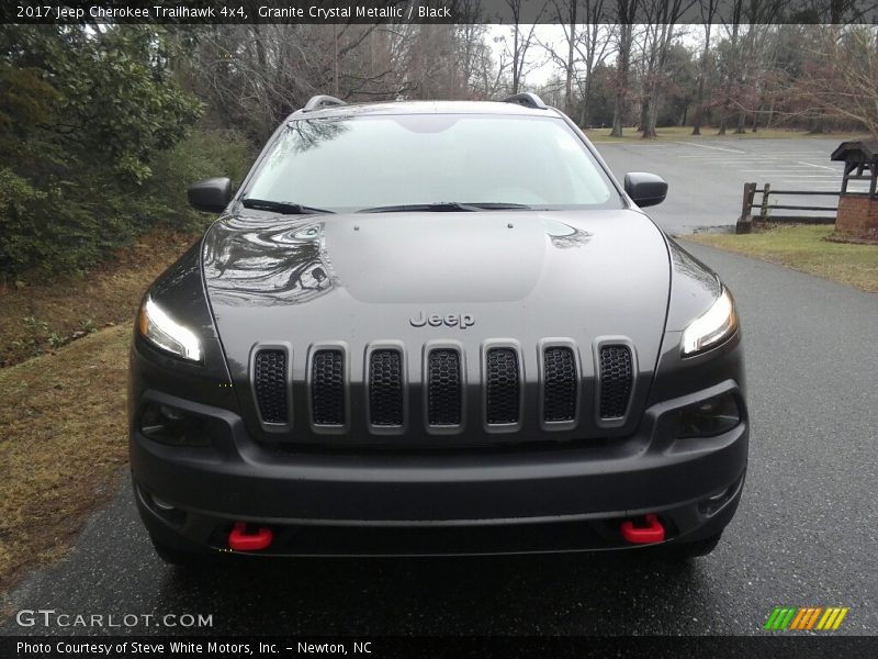 Granite Crystal Metallic / Black 2017 Jeep Cherokee Trailhawk 4x4