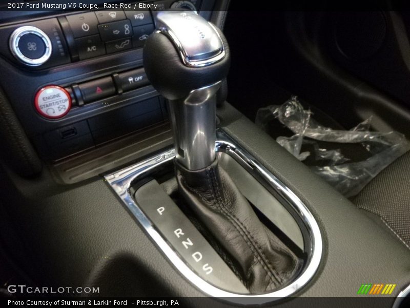 Race Red / Ebony 2017 Ford Mustang V6 Coupe