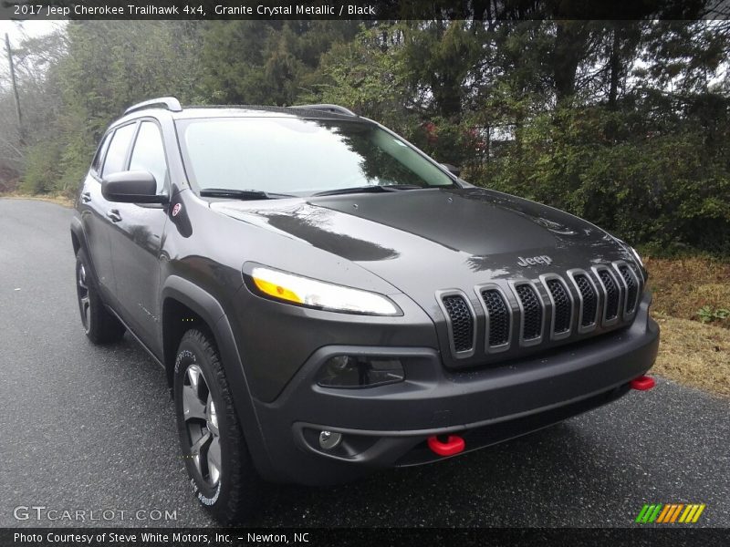 Granite Crystal Metallic / Black 2017 Jeep Cherokee Trailhawk 4x4