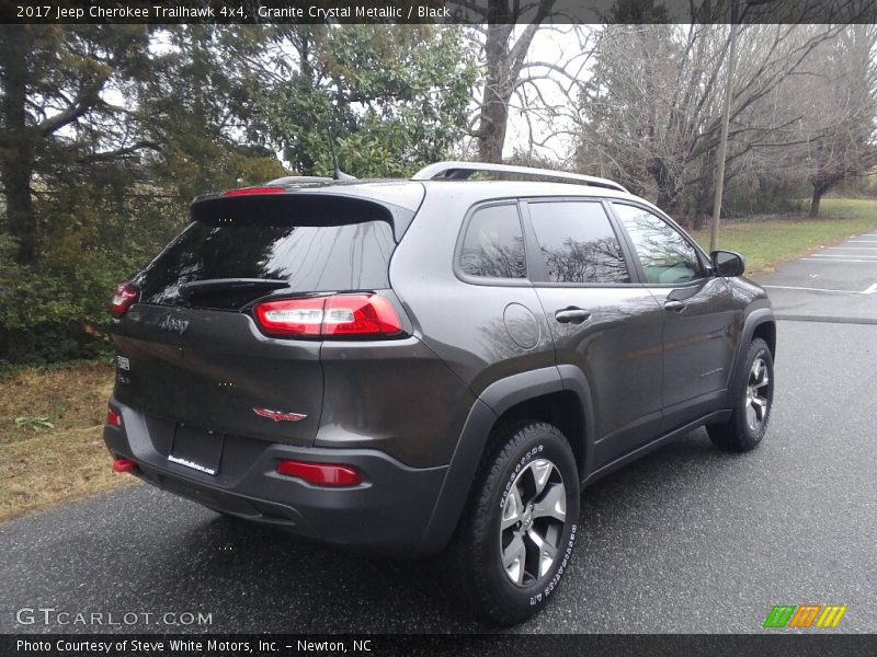 Granite Crystal Metallic / Black 2017 Jeep Cherokee Trailhawk 4x4