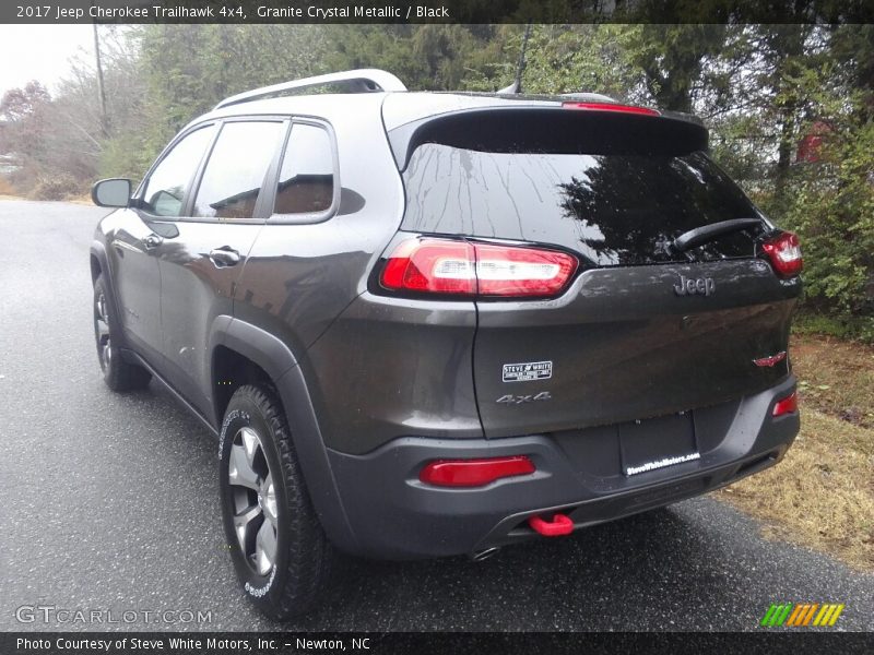 Granite Crystal Metallic / Black 2017 Jeep Cherokee Trailhawk 4x4