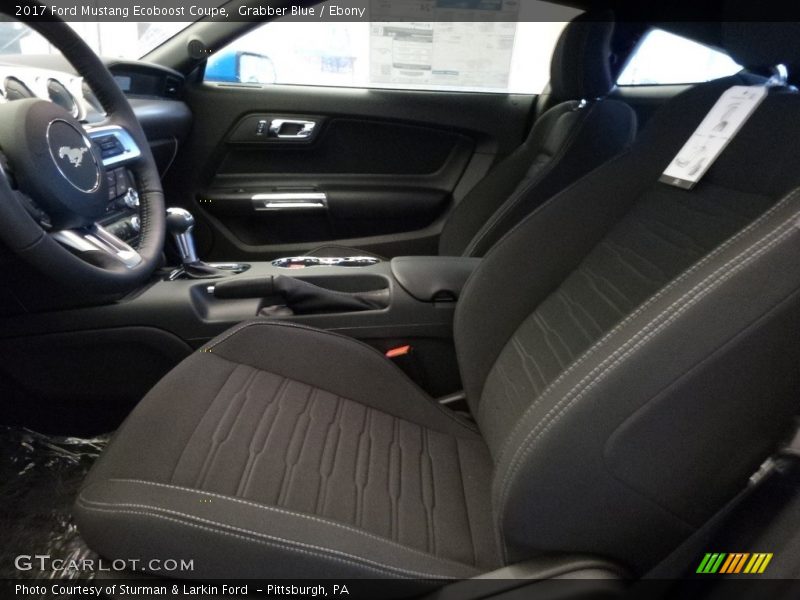 Front Seat of 2017 Mustang Ecoboost Coupe
