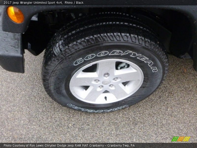 Rhino / Black 2017 Jeep Wrangler Unlimited Sport 4x4