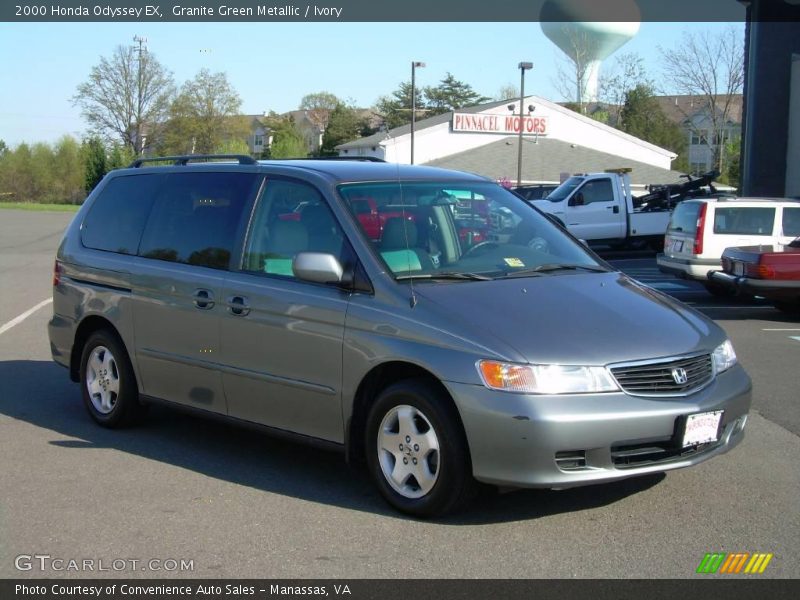 Granite Green Metallic / Ivory 2000 Honda Odyssey EX