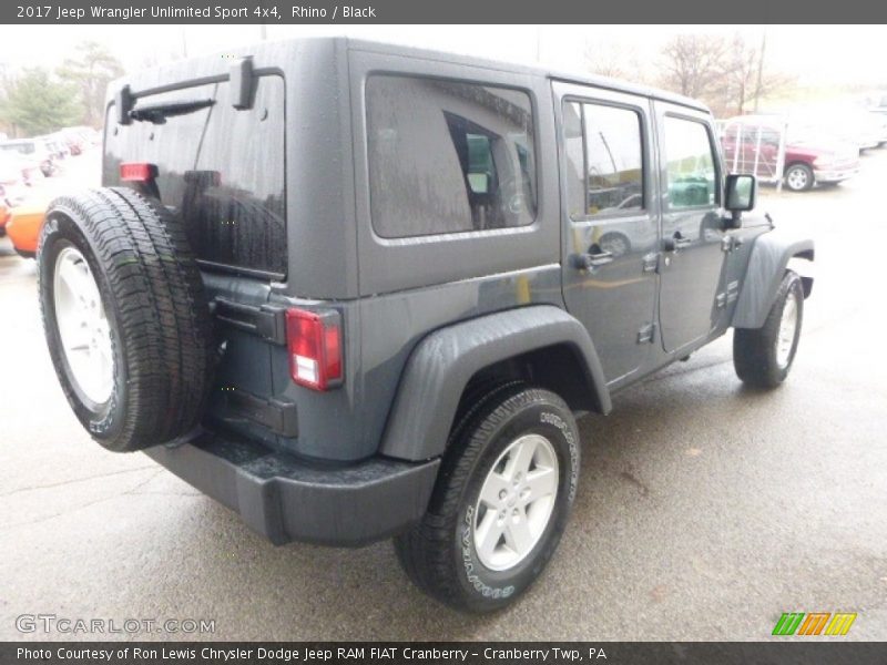 Rhino / Black 2017 Jeep Wrangler Unlimited Sport 4x4