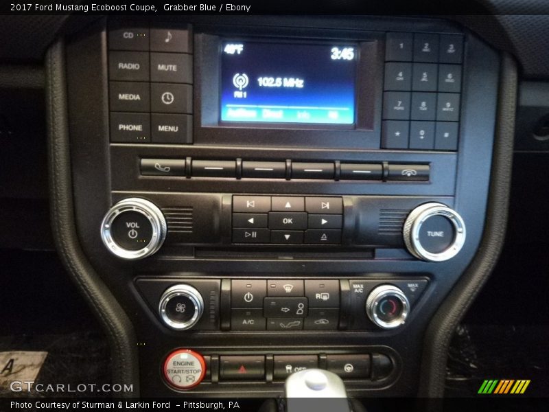 Controls of 2017 Mustang Ecoboost Coupe