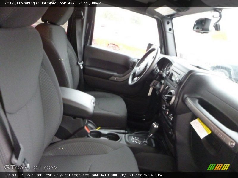 Rhino / Black 2017 Jeep Wrangler Unlimited Sport 4x4
