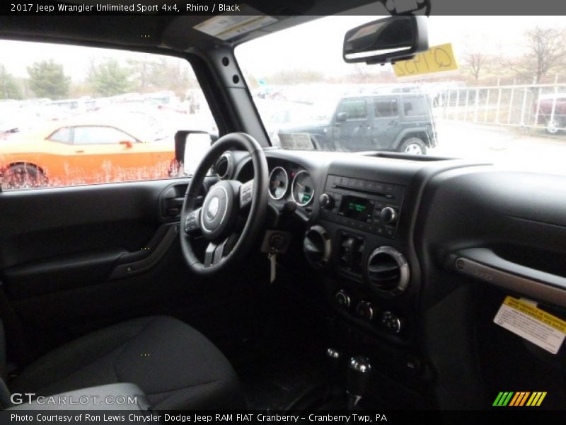 Rhino / Black 2017 Jeep Wrangler Unlimited Sport 4x4